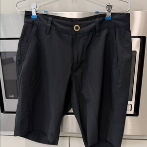 Fox Men's Dark Shorts with Gold Button